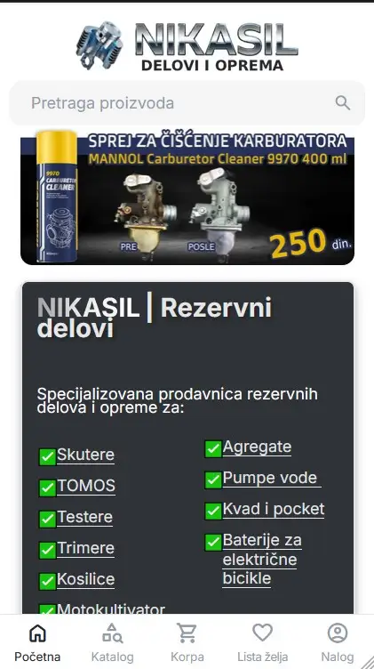 mobilni meni nikasil