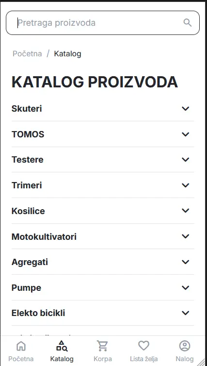 mobilna pretraga